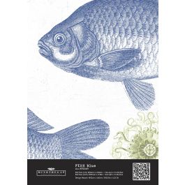 FISH Blue Wallpaper Sample