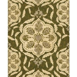 OTTOMAN Green Wallpaper Sample