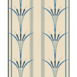 DANUBE STRIPE Blue Wallpaper Sample