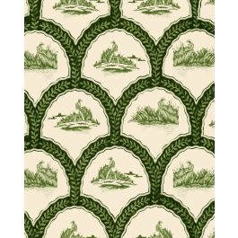 THE HUNTER Artichoke Wallpaper Sample