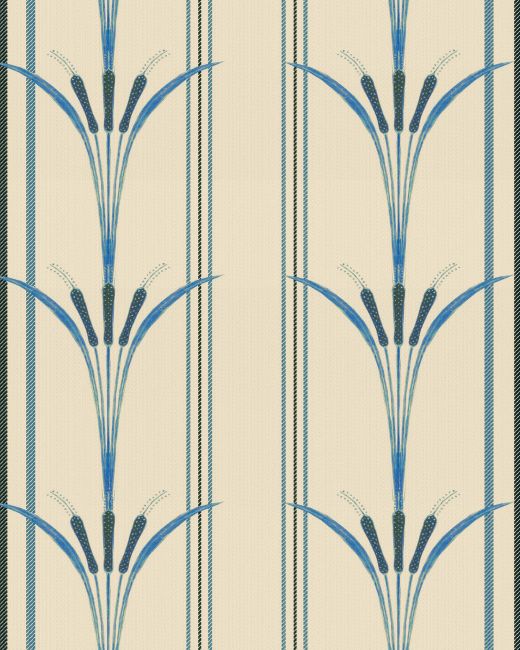 DANUBE STRIPE Blue Wallpaper
