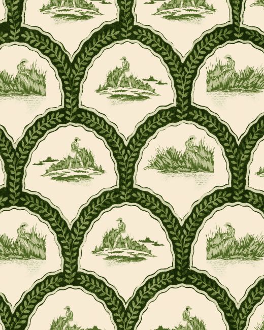 THE HUNTER Artichoke Wallpaper