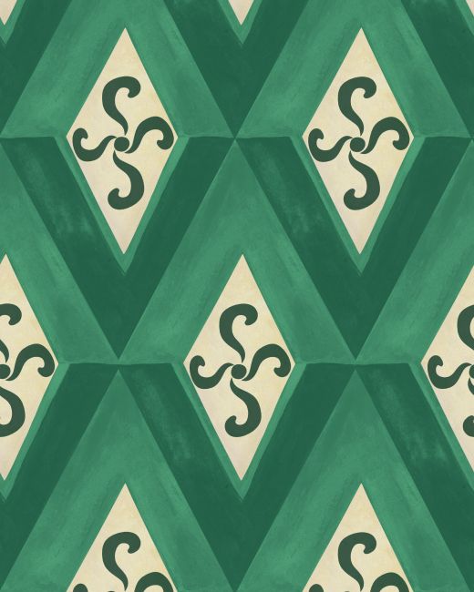 GIRANDOLA Emerald Wallpaper