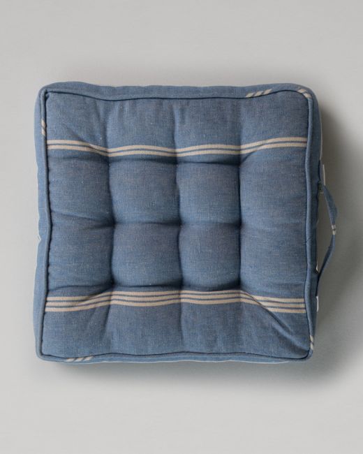 KATALIN STRIPE Linen Chair Cushion