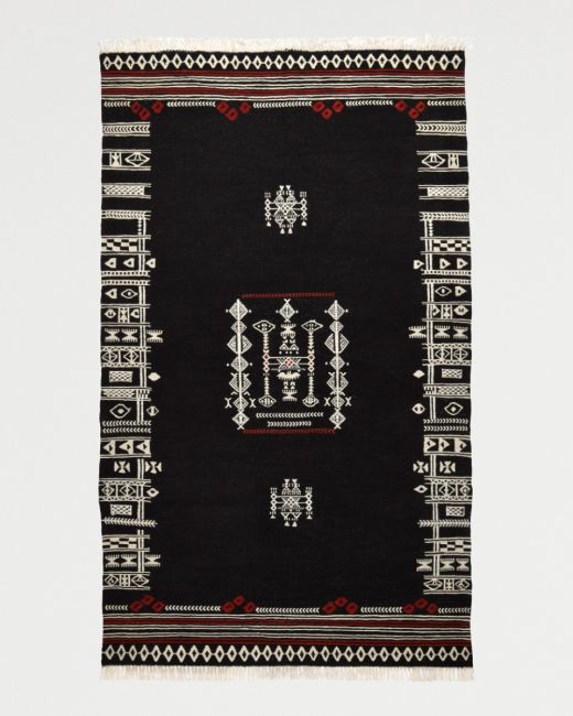 YARASA Cocoa Wool Kilim - Medium