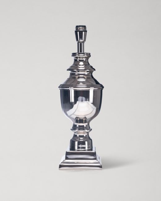 VITRUVIA Table Lamp in Polished Nickel