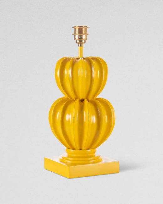 BOTANY Table Lamp in Yellow resin