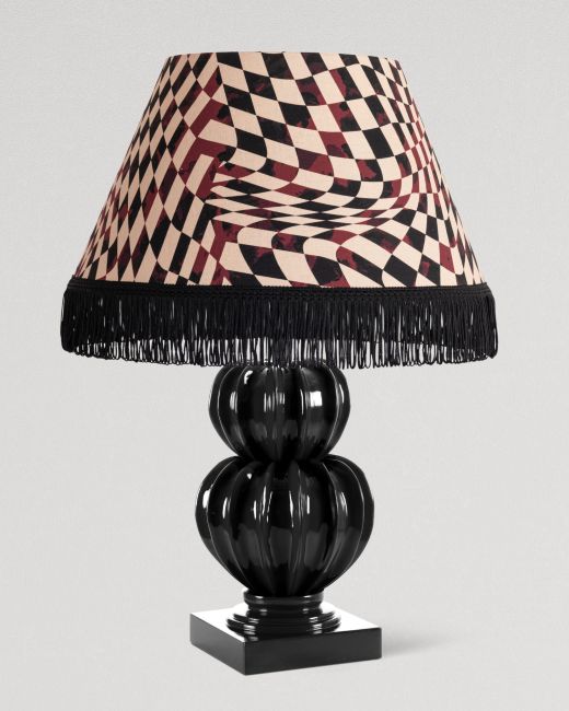 SPONTANEITY BOTANY Table Lamp in Black resin