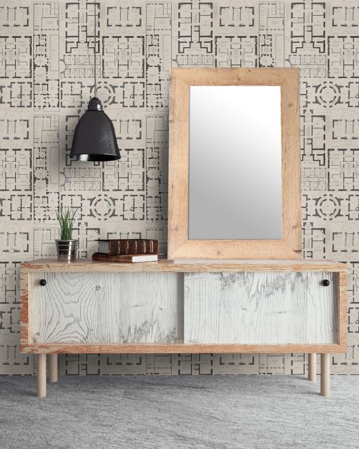 CHATEAU Taupe Wallpaper