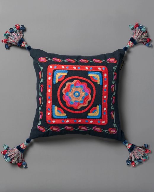 CARNIVAL embroidered cushion