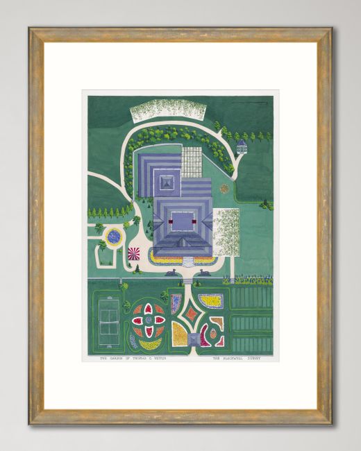 CASTLE GARDEN IV Framed Print