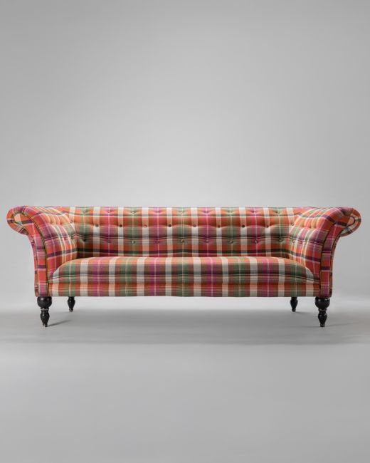 CHESTERFIELD SOFA - KERSCHDORF Plaid Carrot
