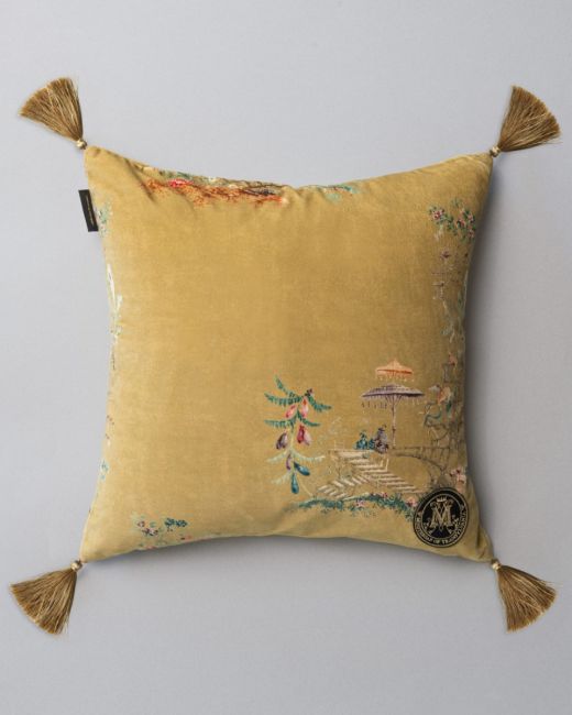 CHINOISERIE Velvet Cushion