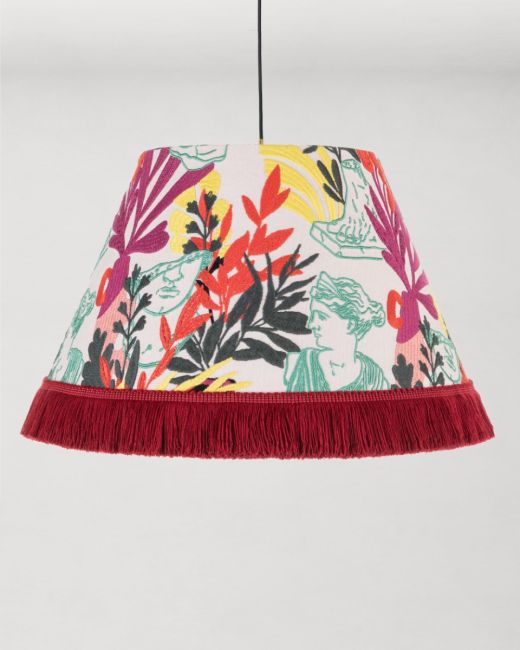 STATUARIO PINK Embroidered Pendant Lamp