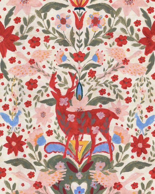 DER KÖNIG Red Wallpaper