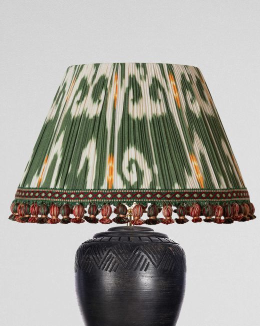 ELYSIA IKAT Fern Pleated Lampshade ø25