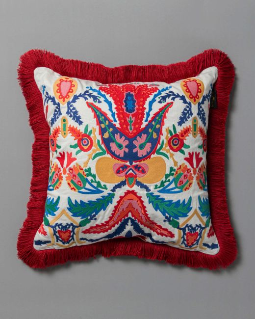 EUFLORIA embroidered cushion