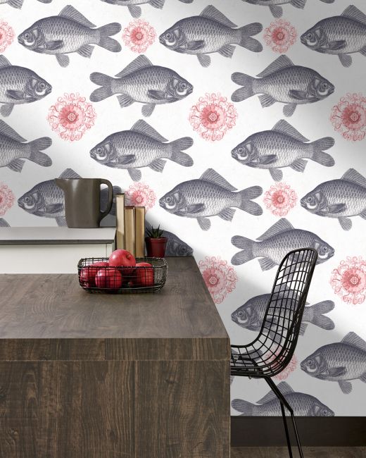 FISH Neutral Wallpaper