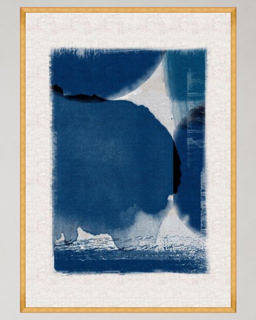 INDIGO MARVEL I Framed Art