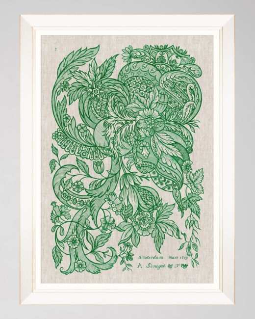 DUTCH EMBROIDERY I Framed Art