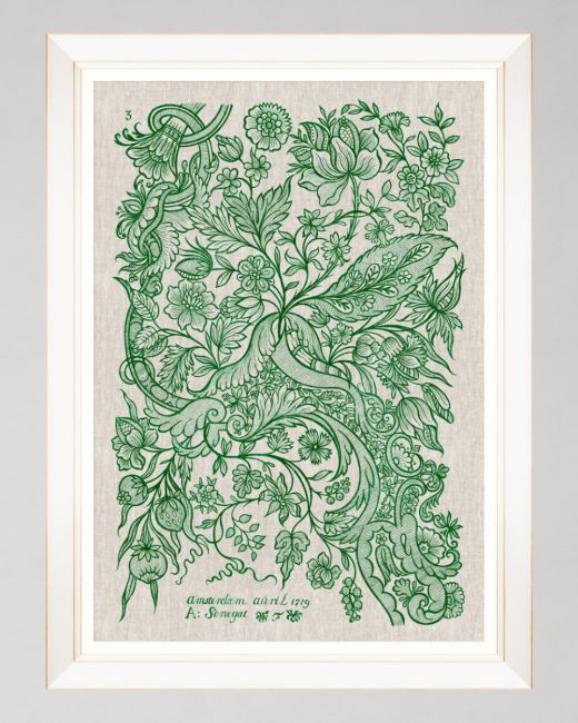 DUTCH EMBROIDERY V Framed Art