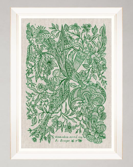 DUTCH EMBROIDERY VI Framed Art