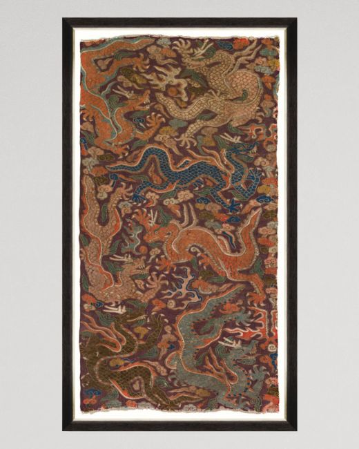 DRAGONS CHASING PEARLS Framed Art