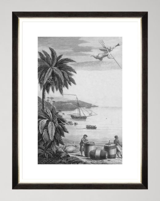 COLONIAL PORT I Framed Art