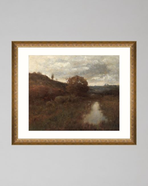 AUTUMN LANDSCAPE BY A WYANT Framed Art
