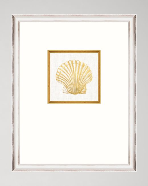 MEDITERRANEAN GEMS - SEASHELL Framed Linen