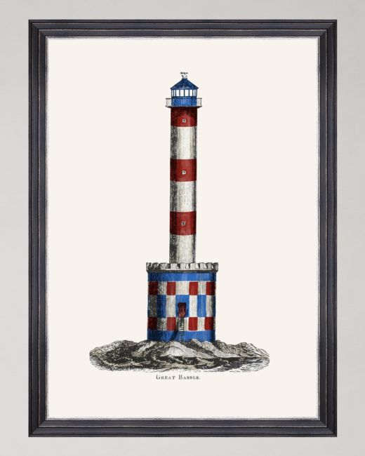 LIGHTHOUSE DRAWINGS IV Framed Art