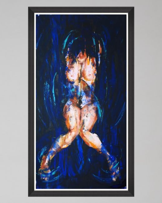 IN WATER by Amirou Diallo Framed Art