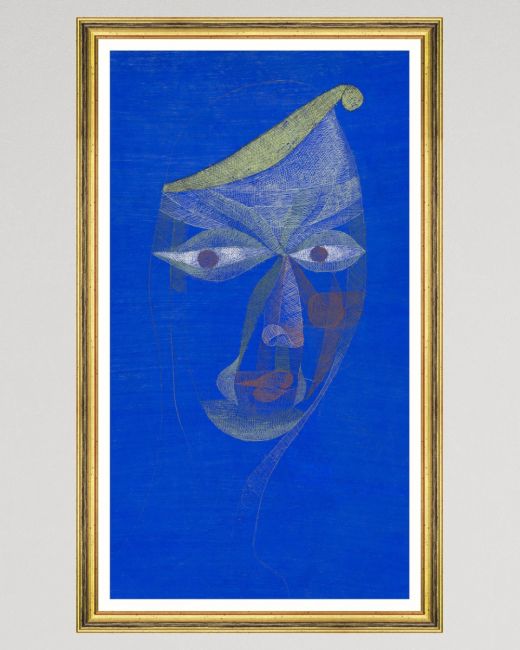 Portrait of an Oriental by Paul Klee Framed Art