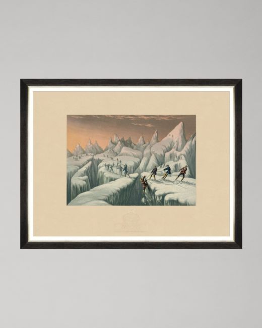THE ASCENT OF MONTBLANC I Framed Art