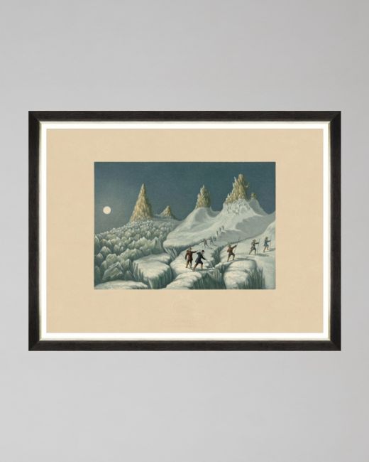 THE ASCENT OF MONTBLANC II Framed Art