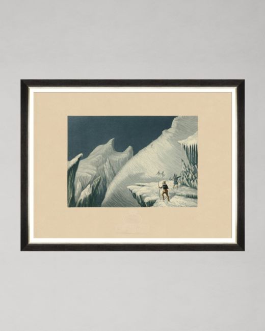 THE ASCENT OF MONTBLANC III Framed Art