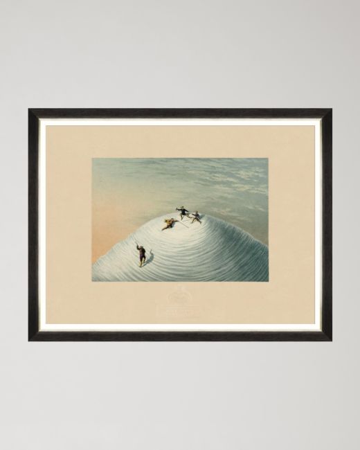 THE ASCENT OF MONTBLANC IV Framed Art
