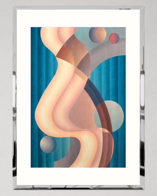 COMPOSITION NO. 6 by STUART WALKER Framed Art