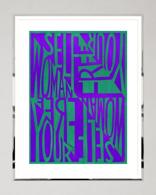FREE WOMAN by FAITH RINGGOLD Framed Art