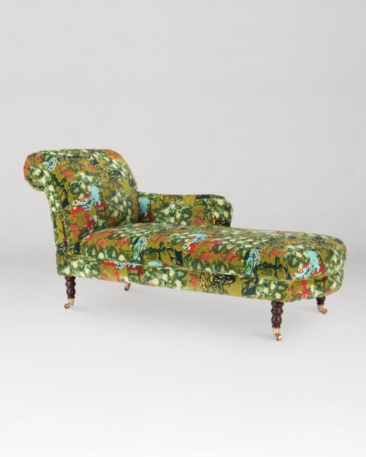 ANATOLIA CHAISE - LA BRASSERIA Fern velvet