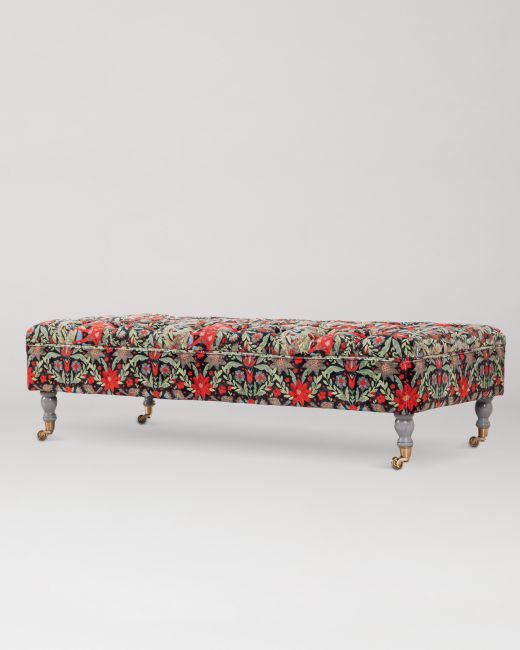 SARAY OTTOMAN - DER KÖNIG Black velvet