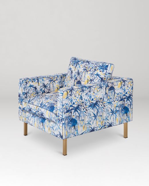 MAVERICK CHAIR - RHODES Fabric