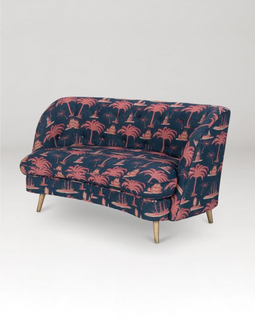 VENICE SOFA - AEGEAN Indigo Fabric