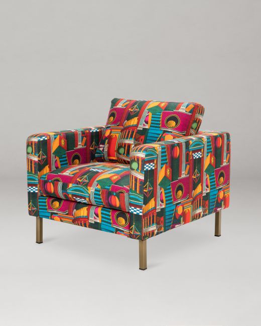 MAVERICK CLUBCHAIR - PIAZZA DEGLI ARLECCHINI Linen