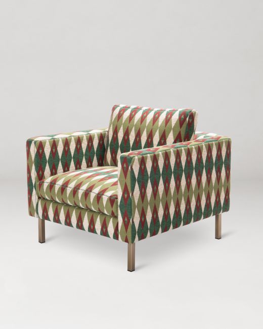 MAVERICK CLUBCHAIR - GIARDINO woven fabric