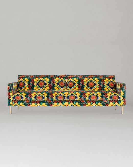 MAVERICK SOFA - AMALFI Blue velvet