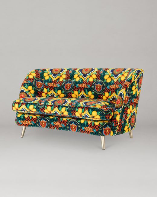 VENICE SOFA - AMALFI Blue velvet