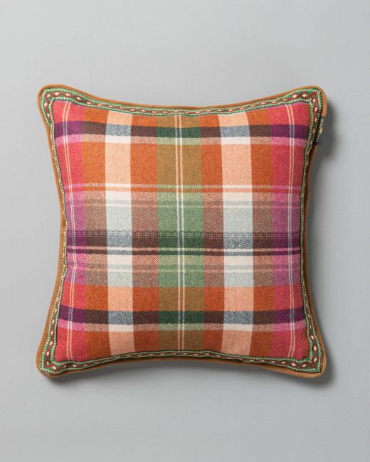 KERSCHDORF Plaid Carrot cushion