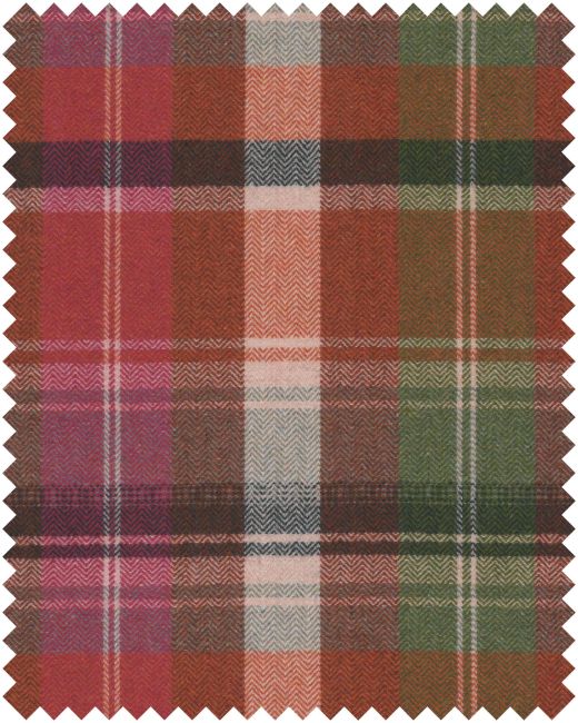 KERSCHDORF Plaid Carrot Woven Fabric