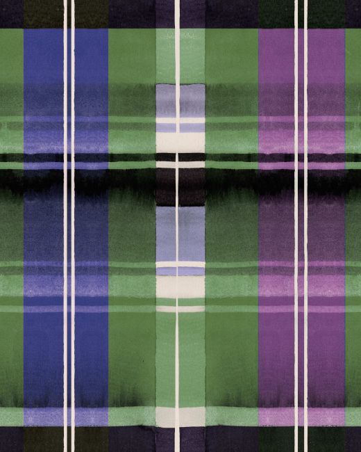 KERSCHDORF Plaid Foliage Wallpaper